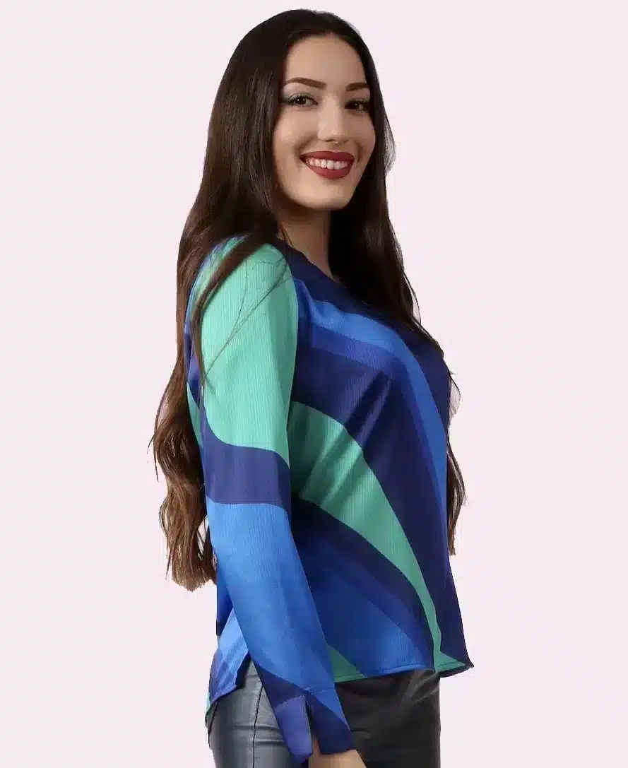 Дамска риза - Морски вълни - Блузи и Ризи - RenyStyle.bg