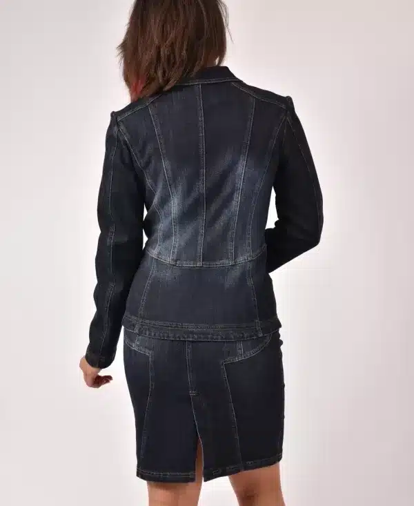 Дамски Дънков Костюм - DenimZi - За офиса - RenyStyle.bg