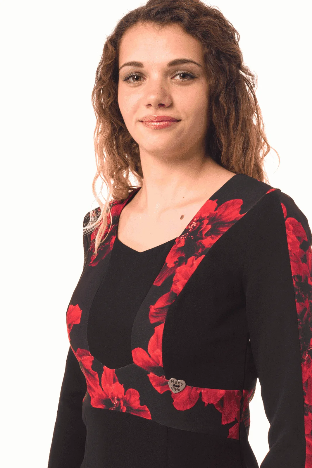 Рокля Огнени макове - права - Рокли - RenyStyle.bg